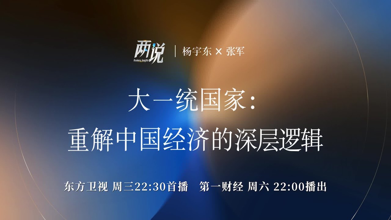 大一统国家：重解中国经济的深层逻辑丨两说