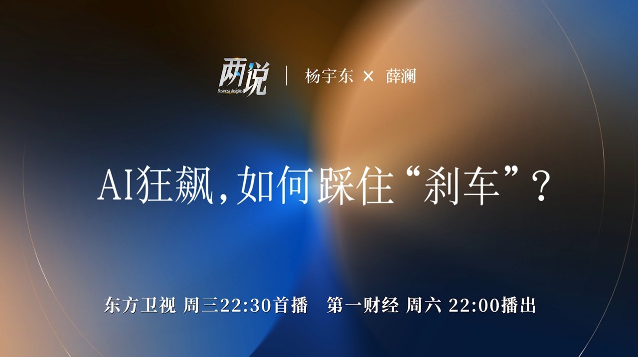 AI狂飙，如何踩住“刹车”丨两说